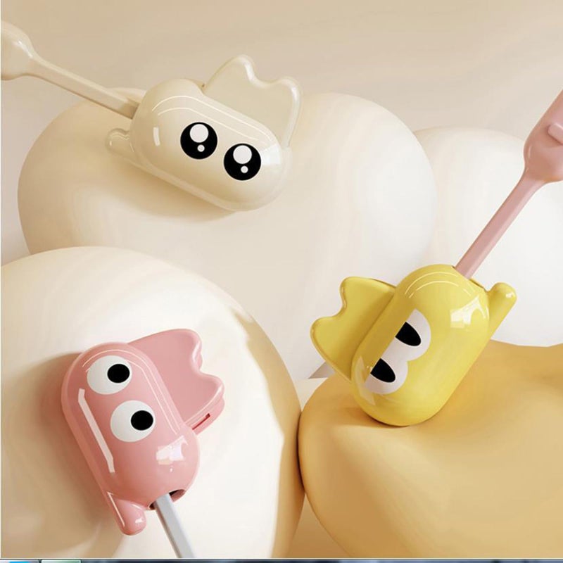 Yellow Cartoon Toothbrush Protective Cover Portable Travel Case with Ventilation Holes for Adults and Kids - Image 4