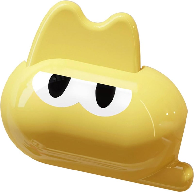 Yellow Cartoon Toothbrush Protective Cover Portable Travel Case with Ventilation Holes for Adults and Kids - Image 1