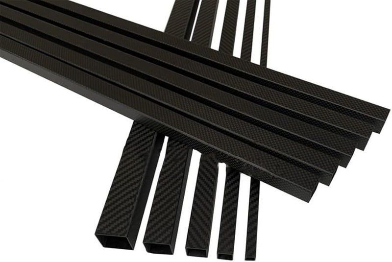 أنبوب مستطيل من ألياف الكربون 12X12X10X1000 مم عالي القوة 3K للمعدات الطبية - Image 3