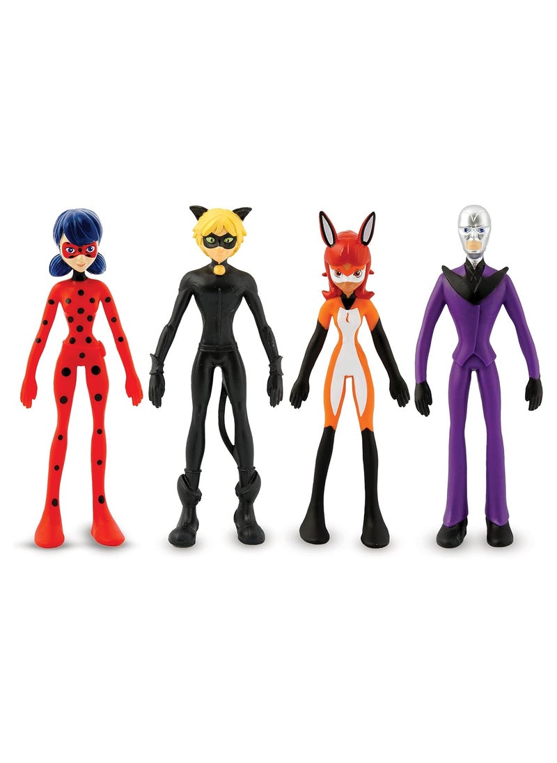 tcg - Bend-Ems - Miraculous Ladybug - The Original Bendable, posable Actions Figures from The 90's - Image 1