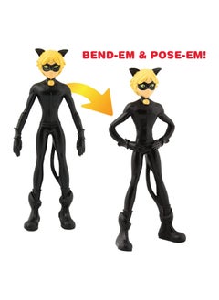 تي سي جي Bend-Ems - Miraculous Ladybug - شخصية الحركة الأصلية القابلة للانحناء والتحريك من التسعينيات  - Image 3