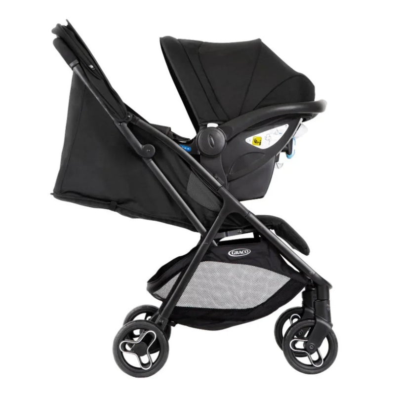 Graco Myavo Travel System Quick-folding Stroller and Infant Car Seat – Black - Image 4
