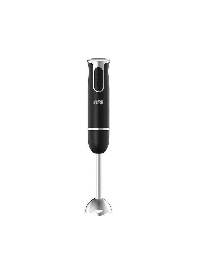 Winning Star Hand Blender – 2-in-1 Mixing & Mashing, Stainless Steel Blades, 2 Speeds, 400W – Black, ST-5553 - Image 1