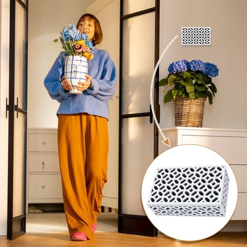 GLASSWINDS Doorbell Chime Cover Box Only, 8.5x4.9x2.7In Wooden Door Bell Chime Box With Screw for Installation, Wall-Mounted Design for Indoor/Outdoor Use, Universal Fit Doorbell Cover for Home Upgrade(White) - Image 4