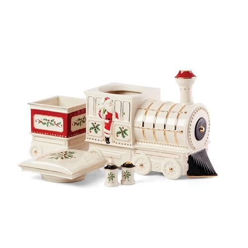 Lenox 894179 Holiday Train 5-Piece Serving Set, Christmas Decor - Image 2