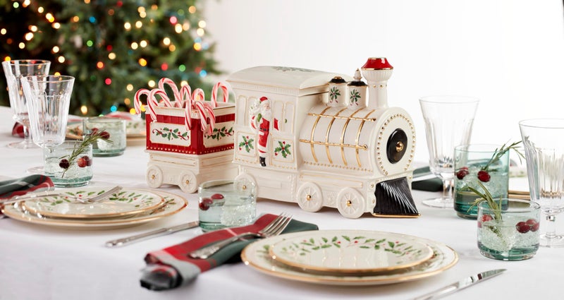 Lenox 894179 Holiday Train 5-Piece Serving Set, Christmas Decor - Image 5