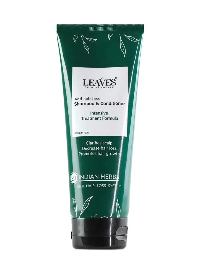 LEAVES Anti Hair Loss Shampoo & Conditioner 250ml  - Image 1