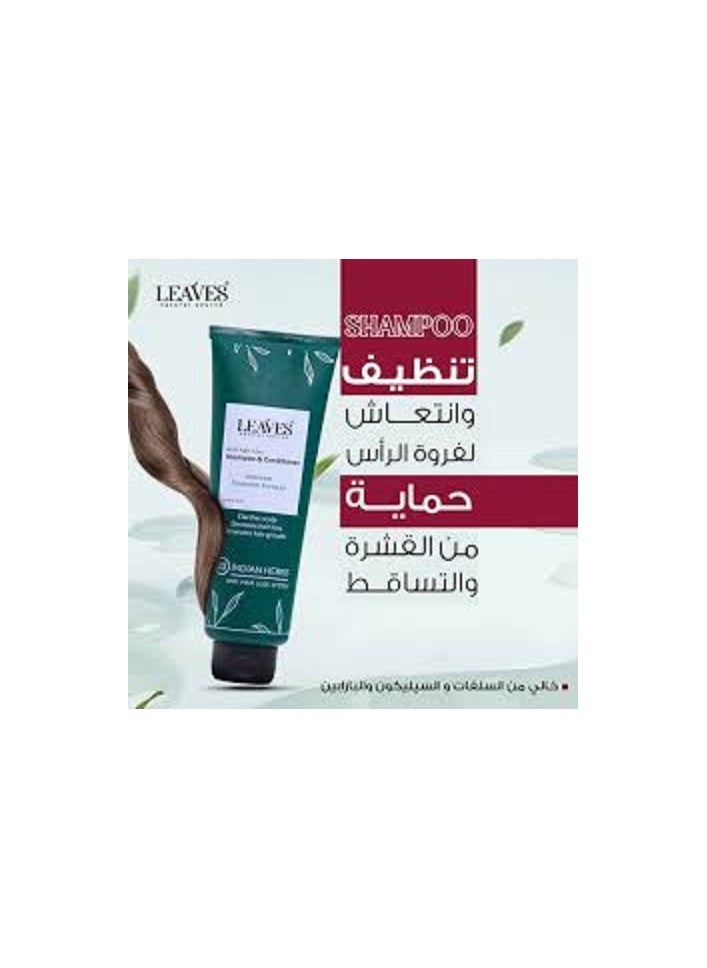 LEAVES Anti Hair Loss Shampoo & Conditioner 250ml  - Image 3