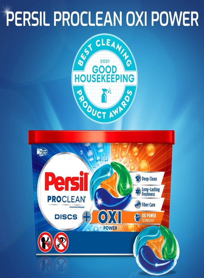 Persil ProClean Discs Laundry Detergent Pacs, Oxi, High Efficiency (HE) Compatible, Laundry Soap, 15 Count - Image 2
