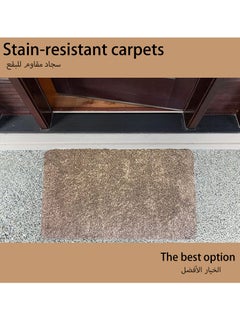 Adando Adando Anti-slip rugs Soft carpets Dirt resistant cotton carpet Household door mat Bathroom absorbent carpet mat Indoor home decorative carpet For indoor decor  - Image 5
