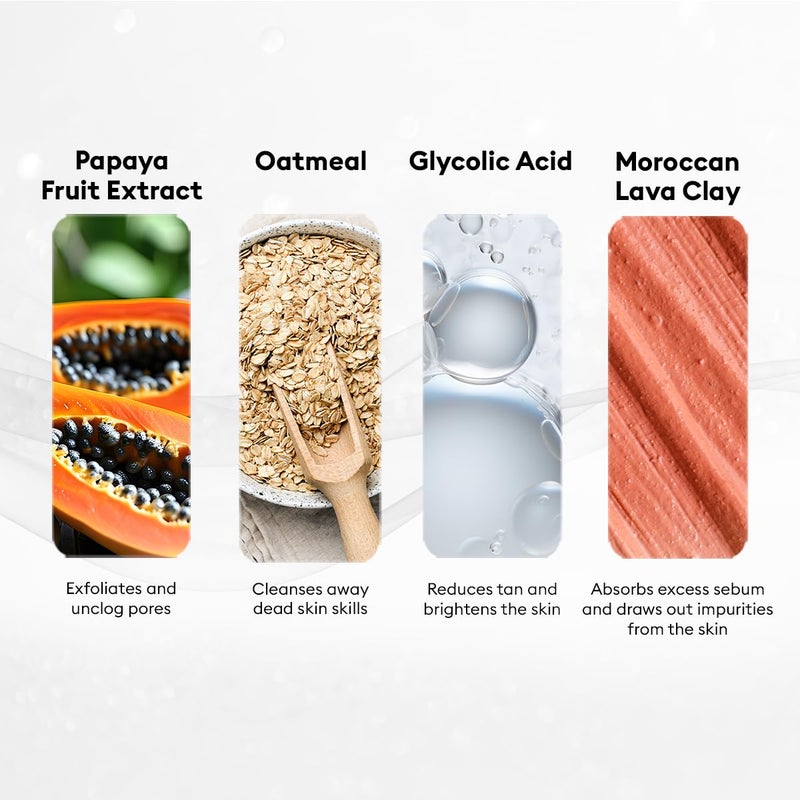 VLCC DeTan Facial Kit 180g 150g30ml For Tan Removal Hydrates Helps Removes Dark Spots Pigmentation Pores Blackheads Whiteheads With SPF 15 Moisturizer - Image 5