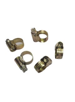 CRAFTSFY CRAFTSFY Adjustable Hoop Gas Water Pipe Worm Drive Hose Clamp Adjustable LPG GasHose Pipe Clamps Fuel PetrolDiesel Pipe Hose Clip Spring Clamps Safety Clips 1319mm Pack of 5  - Image 1