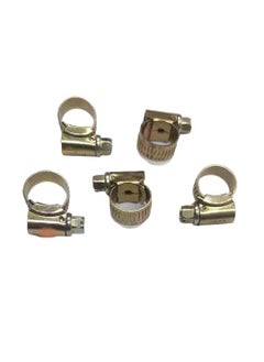 CRAFTSFY CRAFTSFY Adjustable Hoop Gas Water Pipe Worm Drive Hose Clamp Adjustable LPG GasHose Pipe Clamps Fuel PetrolDiesel Pipe Hose Clip Spring Clamps Safety Clips 1319mm Pack of 5  - Image 5
