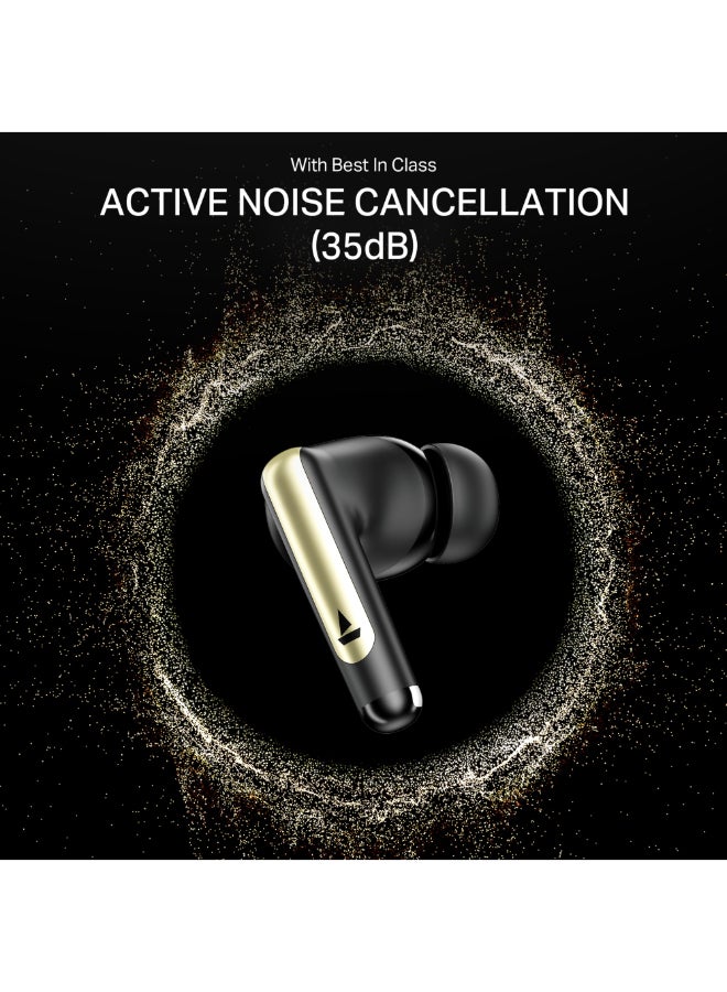 boAt Airdopes 141 Elite ANC, ANC(~35dB), 4Mics ENx Tech, 42H Battery, Fast Charge,Stream Ad Free Music via App Support, IPX5, Bluetooth Earbuds, TWS Ear Buds Wireless Earphones with mic (Black) Black - Image 5