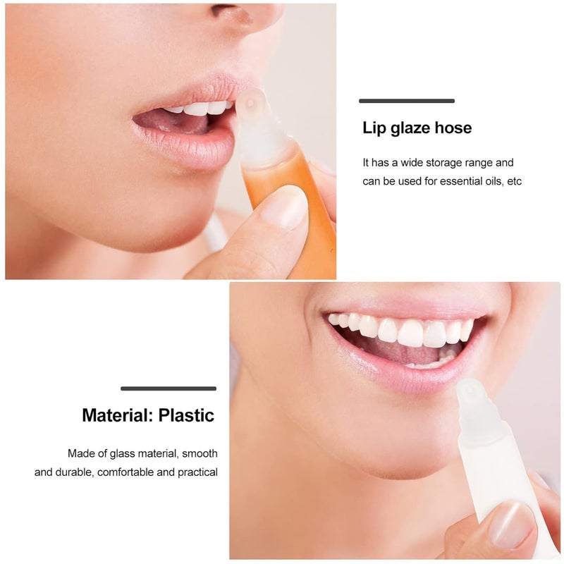 10pcs Mini Lip Gloss Lip Glazes Tubes 10ml Travel Size Durable Plastic Perfect for Indoor Outdoor Use - Image 5