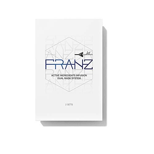FRANZ Dual Mask Jet 2EA (Mask 25ml x2ea Elixir 3ml x2ea) 'K-beauty' - Image 1