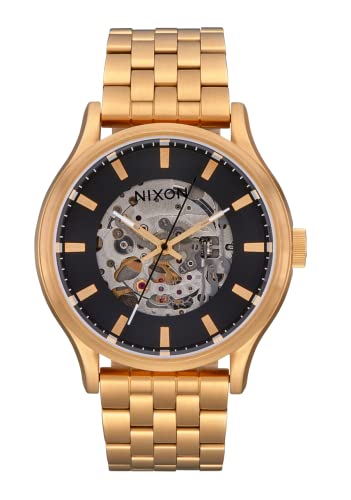 NIXON Spectra A1323 BlackGold 100M Water Resistant Unisex Automatic Fashion Watch 40mm Watch Face 20mm18mm Stainless Steel Band - Image 1