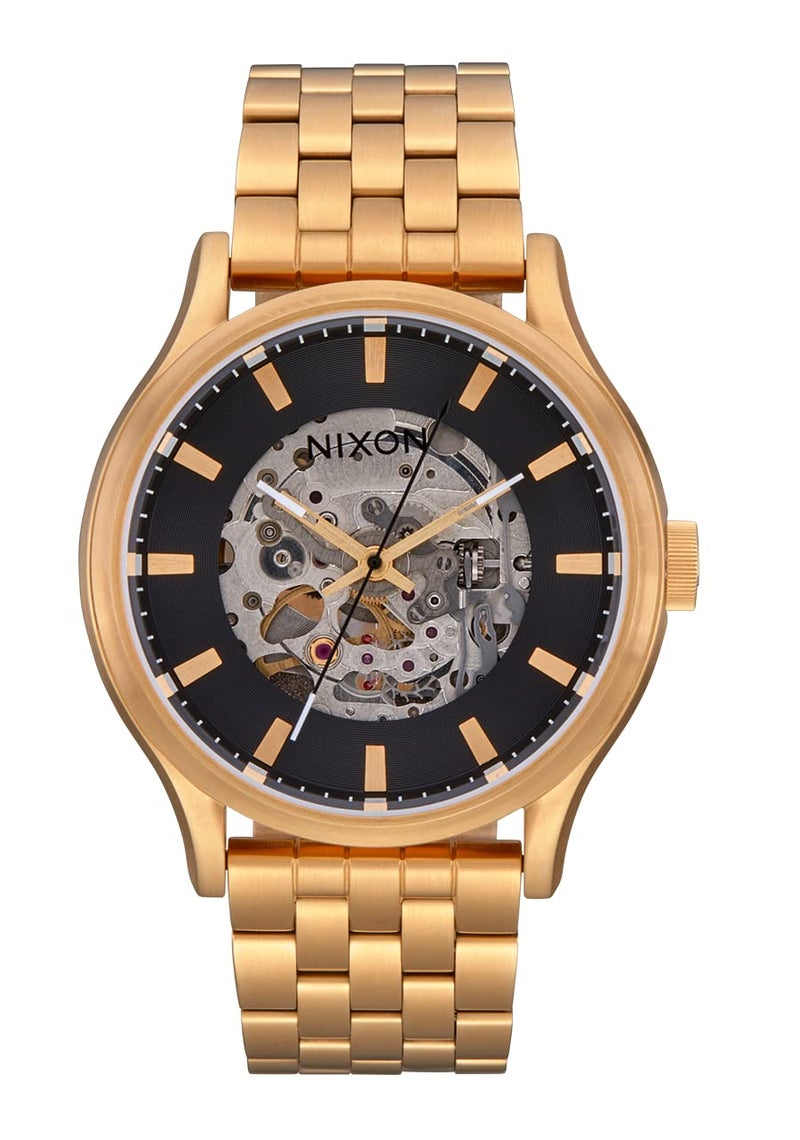 NIXON Spectra A1323 BlackGold 100M Water Resistant Unisex Automatic Fashion Watch 40mm Watch Face 20mm18mm Stainless Steel Band - Image 2