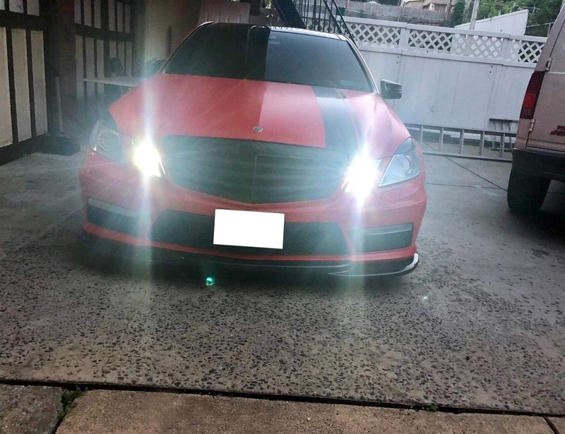 iJDMTOY HID Matching Xenon White LED Parking Position Light Assembly For 2010-13 Mercedes W212 E-Class E350 E550 E63 AMG Pre-LCI - Image 5