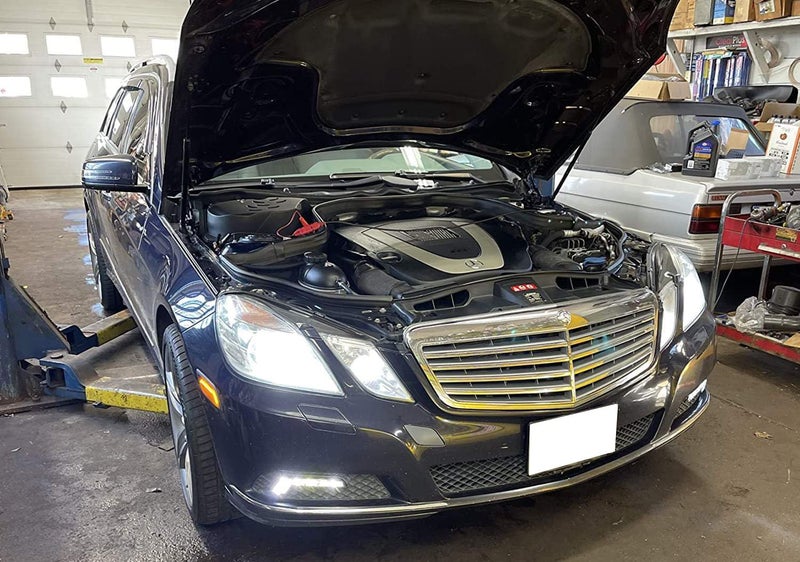 iJDMTOY HID Matching Xenon White LED Parking Position Light Assembly For 2010-13 Mercedes W212 E-Class E350 E550 E63 AMG Pre-LCI - Image 4