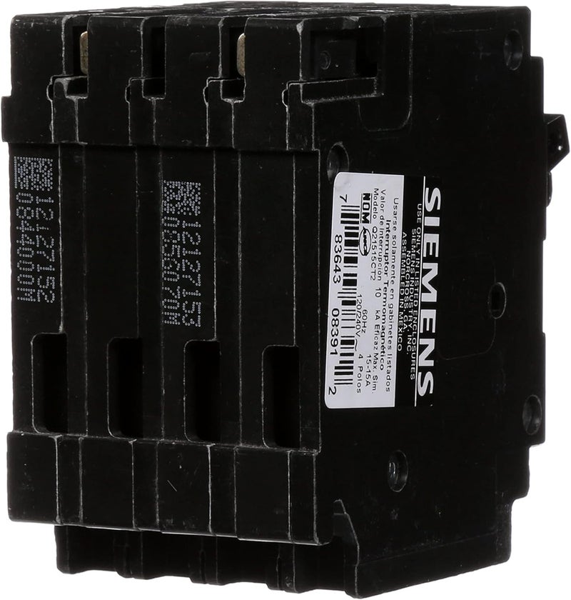 SIEMENS Siemens Q21515CT2 Two 15Amp Double Pole Circuit Breaker  - Image 4
