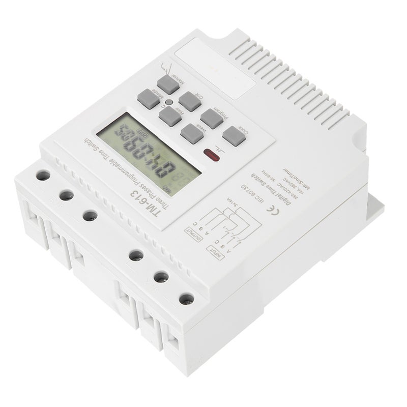 TM-163 ثلاث مراحل 380V مؤقت تحكم رقمي ذكي قابل للبرمجة أسبوعياً - Image 2