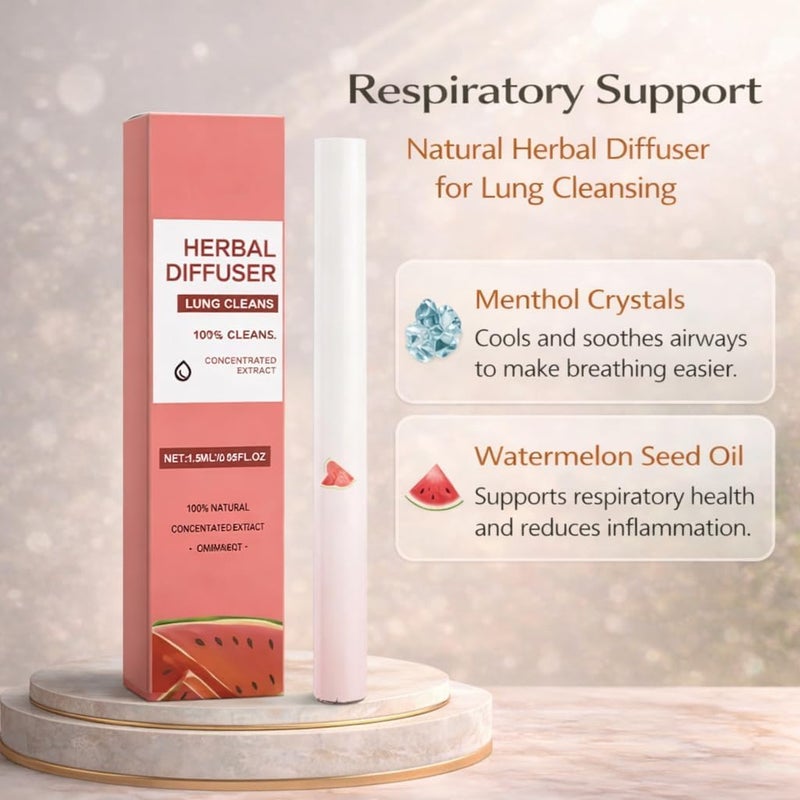 YOOJ® 2 Pcs Herbal Diffuser Pen, Strawberry Mint Extract Herbal Aromatherapy Stick for Fresh Breath, Contains Refreshing Scent Natural Herbs, Use Anytime, Anywhere - Image 3