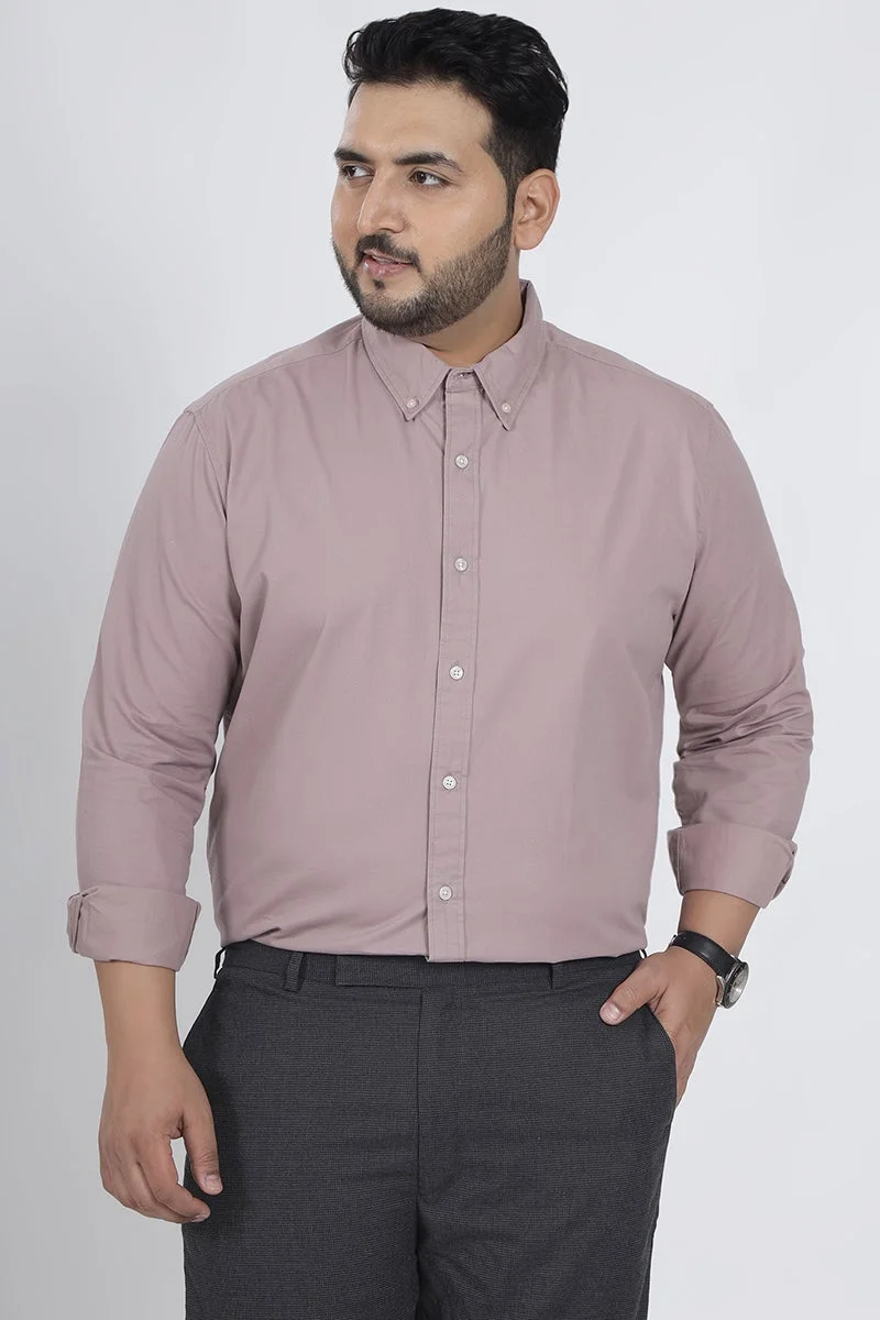 SNITCH Elbow Patch Plus Size 100% Cotton Shirt