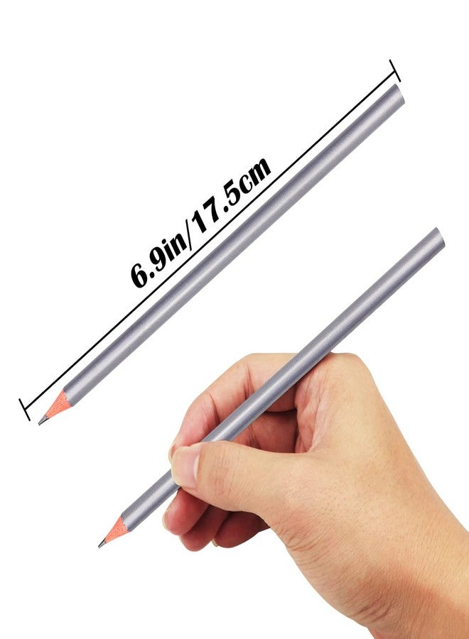 YOLUFER 36PCS Drawing Pencils, Silver Surface Marking Pencils Hard Black Core Carpenter Marking Pencils for Woodworking Marking, Drawing tools - Image 2