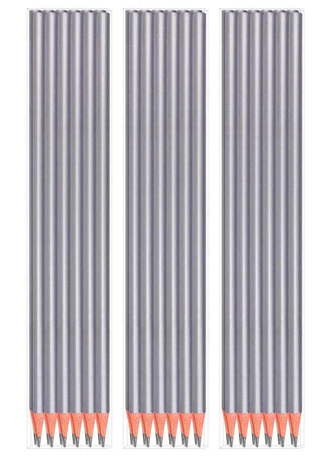 YOLUFER 36PCS Drawing Pencils, Silver Surface Marking Pencils Hard Black Core Carpenter Marking Pencils for Woodworking Marking, Drawing tools - Image 1