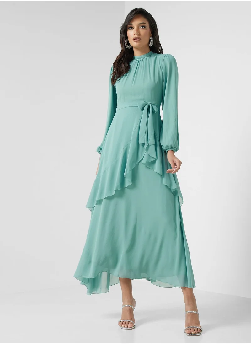 Khizana Ruffle Detail Dress