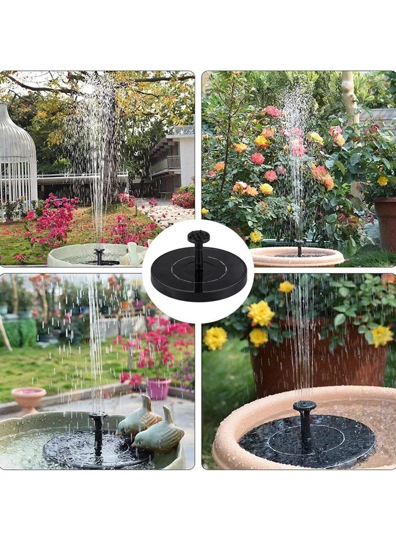 ELIKLIV Solar 16cm Direct Spray Fountain with 6 Nozzles to Create Garden Water Features, Essential for Bird Feeding Basins and Small Ponds (No Battery Included) - Image 3