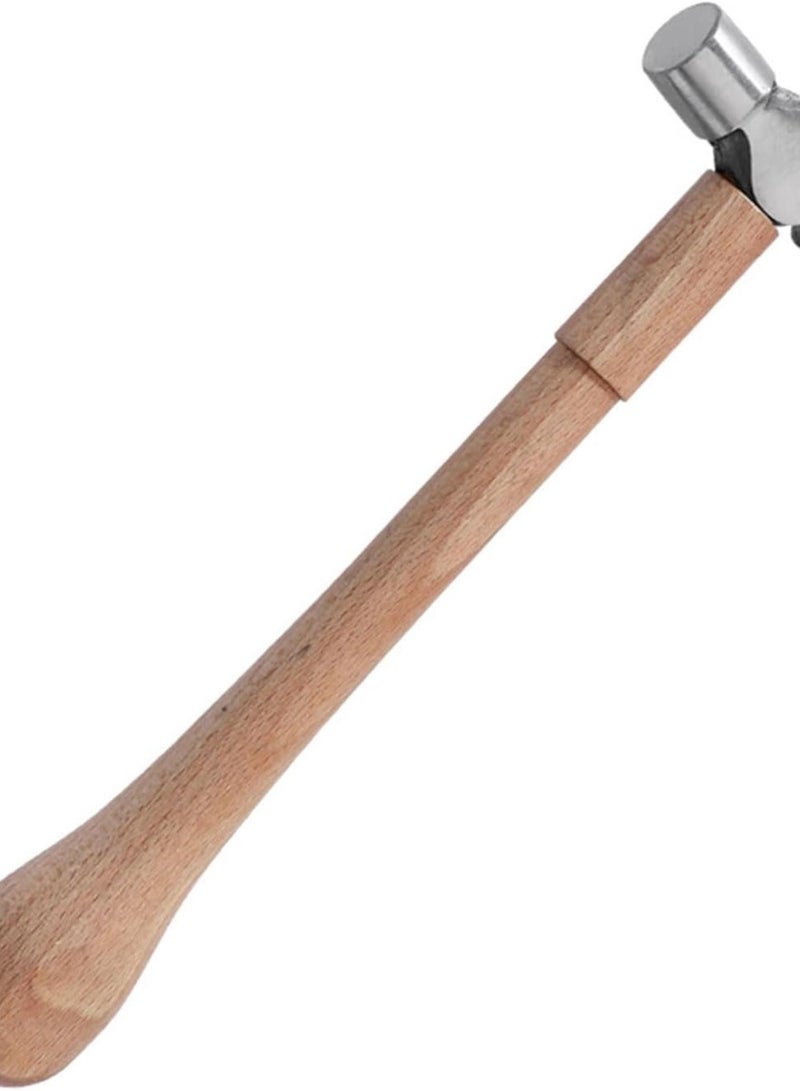 GGOOT Round Hammer Pein Nipple Hammer Hardware Tool Household Hammer With Wood Handle For Metalworking Construction  - Image 1