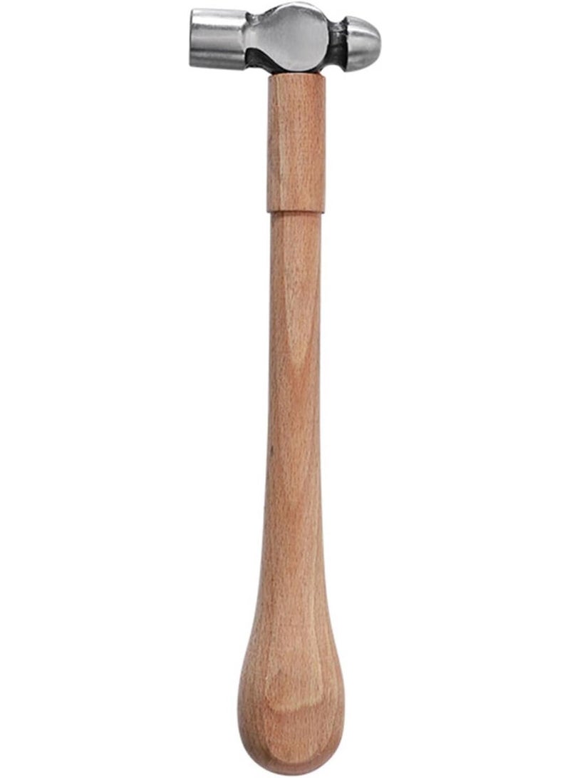 GGOOT Round Hammer Pein Nipple Hammer Hardware Tool Household Hammer With Wood Handle For Metalworking Construction  - Image 4
