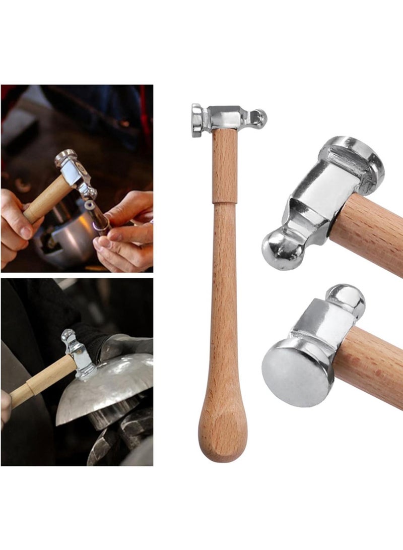 GGOOT Round Hammer Pein Nipple Hammer Hardware Tool Household Hammer With Wood Handle For Metalworking Construction  - Image 5