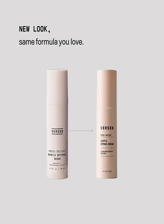 Versed Press Restart Gentle Retinol Serum - Bakuchiol Anti-Aging for Even Skin Tone, Fine Lines and Wrinkles for Sensitive Skin (Press Restart Retinol Serum - 1 Fl Oz (Pack of 1)) - Image 3
