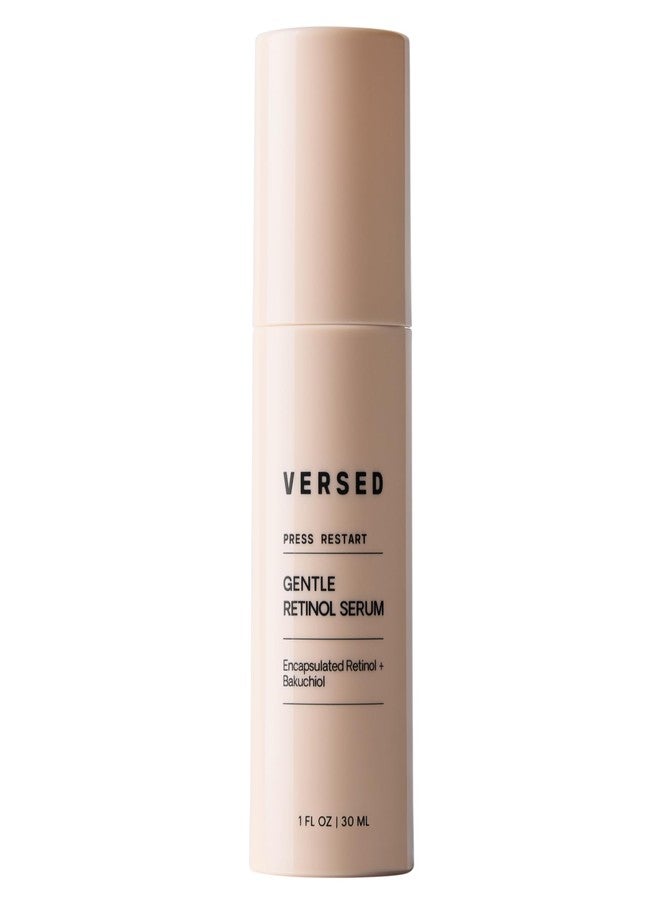 Versed Press Restart Gentle Retinol Serum - Bakuchiol Anti-Aging for Even Skin Tone, Fine Lines and Wrinkles for Sensitive Skin (Press Restart Retinol Serum - 1 Fl Oz (Pack of 1)) - Image 1