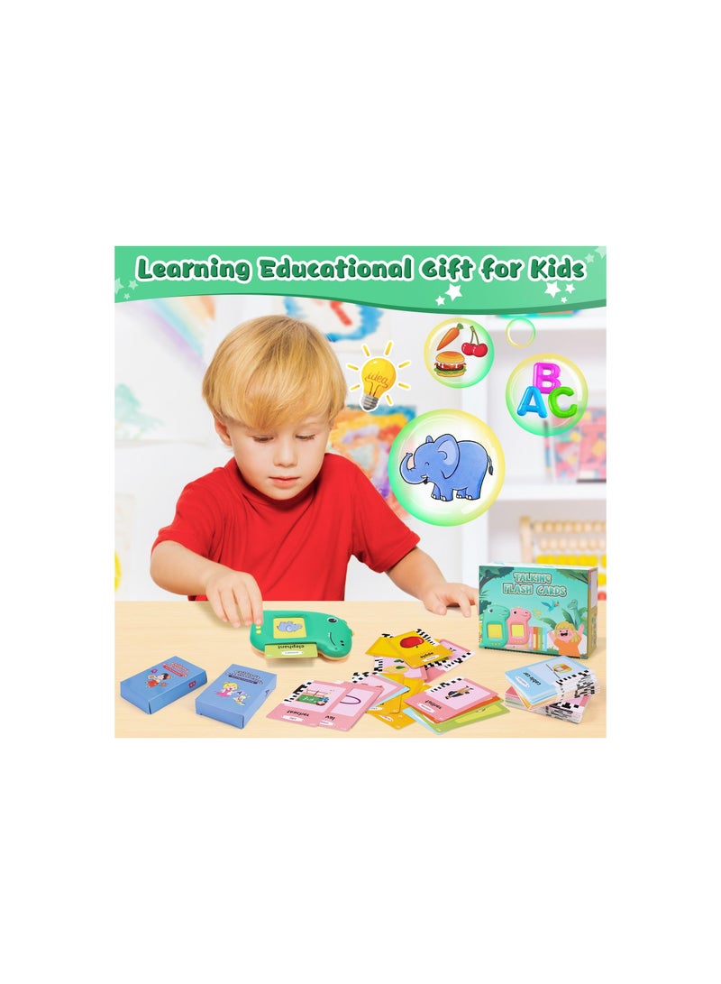 SOLARAE Talking Flash Cards Learning Toy with 224 Sight Words, Audible Flashcards Device for Toddlers Ages 3-7, Ideal Speech Therapy Gift for Autism Boys and Girls, Perfect Preschool Learning Tool. - Image 5