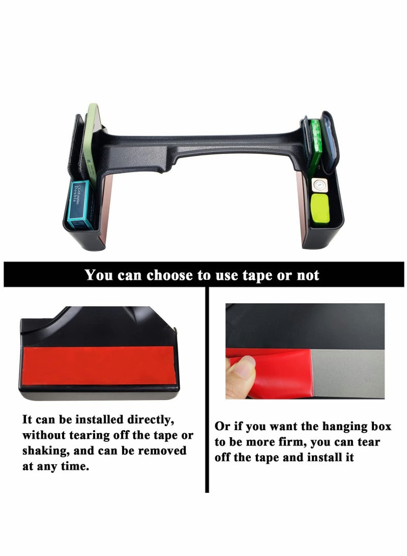 Center Console Organizer Gear Tray for Jeep Wrangler JL/JLU 2018 2019 2020 2021 Gear Shift Storage Box Accessories Interior Accessories (Matte Black) - Image 4