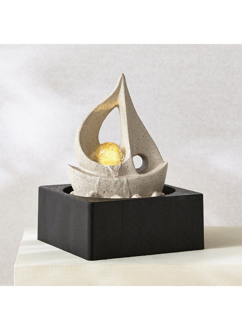 Home Box نافورة قارب بيلين مع كرة دوارة 18 × 24 × 18 سم  - Image 1