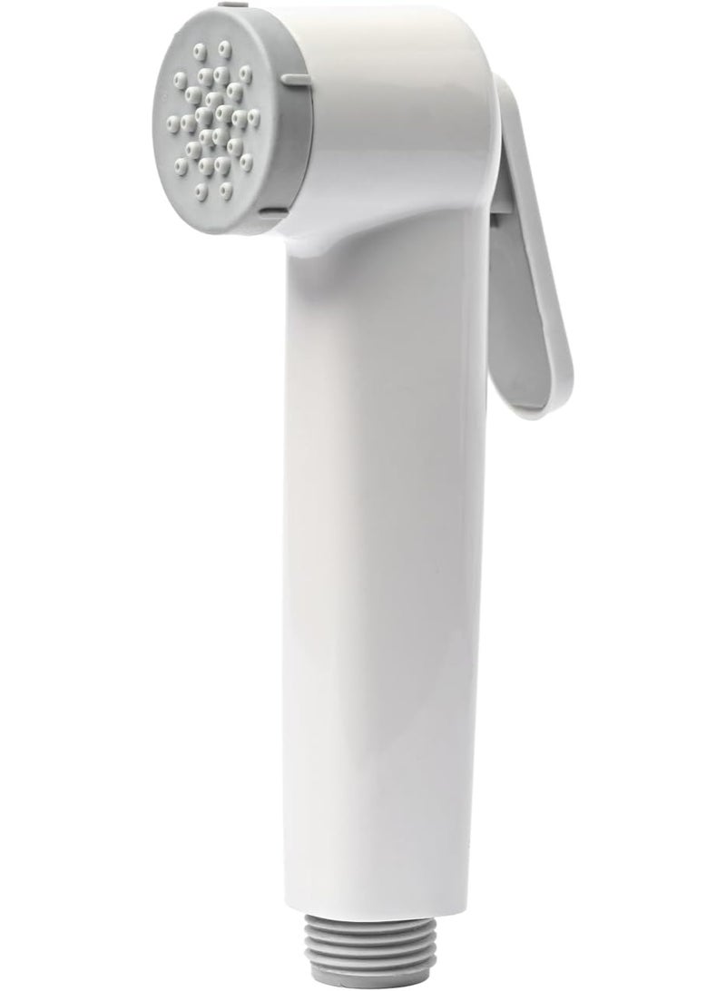 Streamflow™ Alpha Hand Trigger Bidet/Shattaf Set - White / 120cm White Multilayer Plastic Hose - Image 4