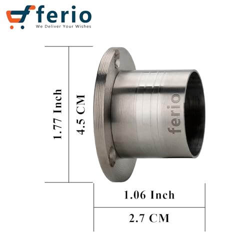 Ferio Curtain Holders Heavy Duty Stainless Steel Material Wall to Wall Brackets for Curtain Rod Holder Hook Curtain Brackets Set of 10 Parda Holder for Home Decor and Window Accessories (Pack of 10) - Image 2