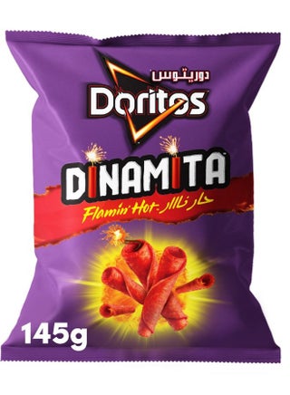 Dinamita Flamin Hot Tortilla Chips