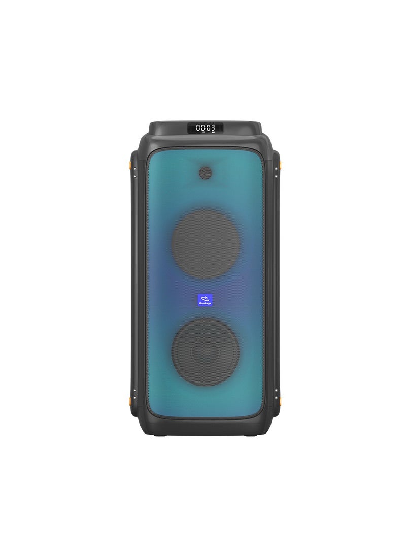 Goaltage SP12 PulseBeat Party Speaker including Remote Control and Wireless Microphone with High-Power Wireless Bluetooth Connection  - Image 1