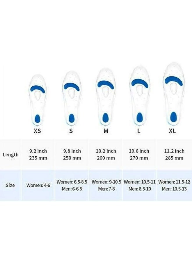 LuckyNov Silicone Medical Insole with Extra Support to Relieve Foot Pain and Absorb Shock(41-42) - Image 5