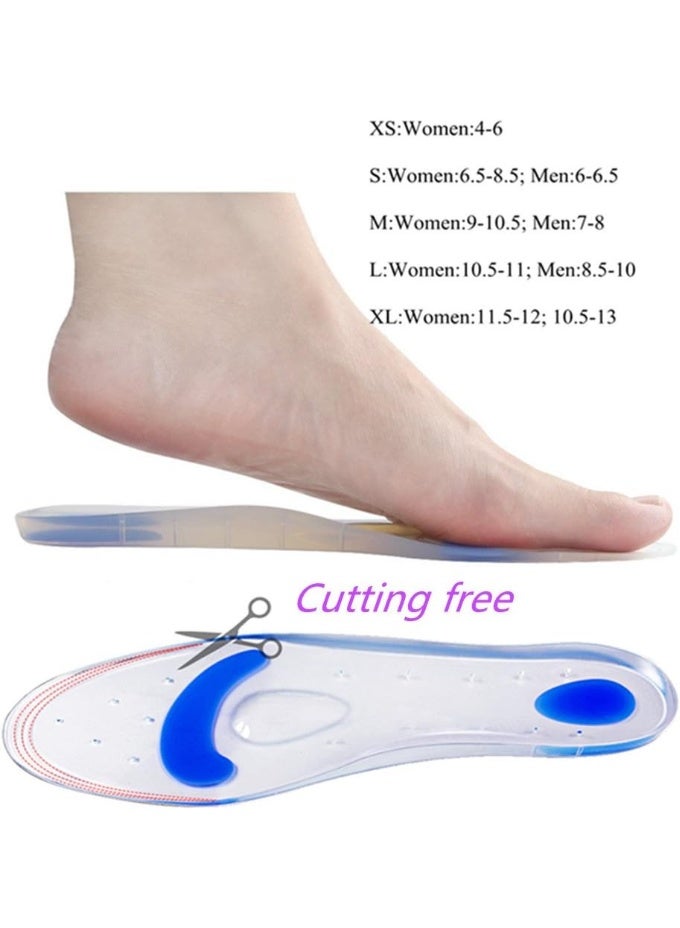 LuckyNov Silicone Medical Insole with Extra Support to Relieve Foot Pain and Absorb Shock(41-42) - Image 2