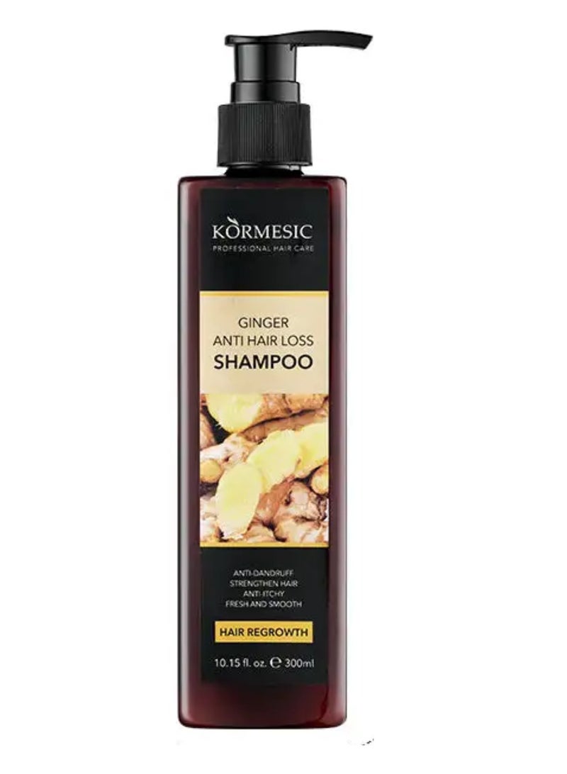 Kormesic مجموعة الزنجبيل المضادة لتساقط الشعر 300 مل + 300 مل + 50 مل - Image 4