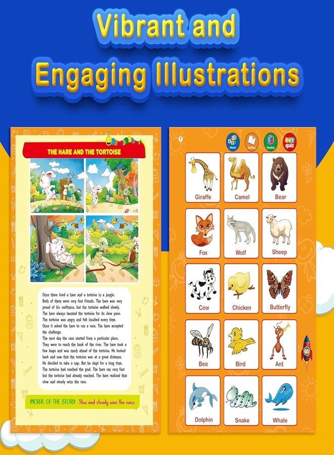 Kiddale Play N Learn ABC & My Krishna Musical Book Combo - Fun Learning & Devotional Stories for Kids (Pack of 2) - Image 5