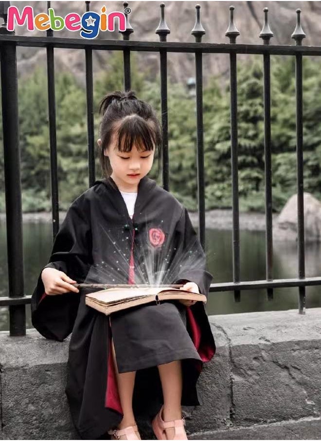 MEBEGIN Wizard School Robe Set with Wand, Wizarding World Outfit, Popular Character Cosplay Costume, Suitable for Role-playing Activities and Themed Parties, Made of Comfortable Fabric  - Image 5