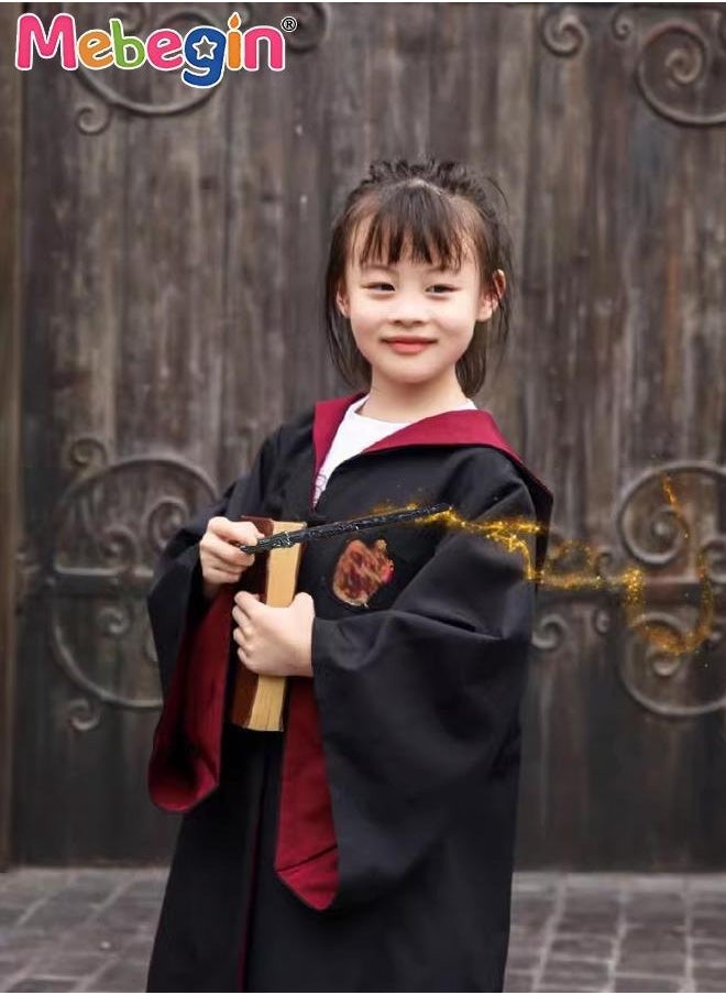 MEBEGIN Wizard School Robe Set with Wand, Wizarding World Outfit, Popular Character Cosplay Costume, Suitable for Role-playing Activities and Themed Parties, Made of Comfortable Fabric  - Image 4